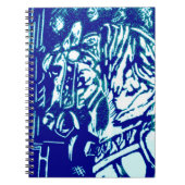 カーニバルホースブルー ノートブック (正面)