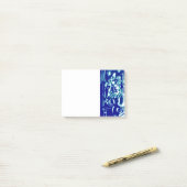 カーニバルホースブルー ポストイット (デスク上)