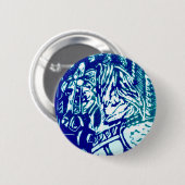 カーニバルホースブルー 缶バッジ (正面&裏面)