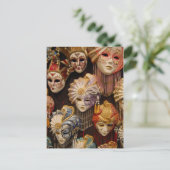 カーニバルマスクインヴェネツィア ポストカード (スタンド正面)