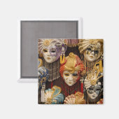 カーニバルマスクインヴェネツィア マグネット (正面/裏面)