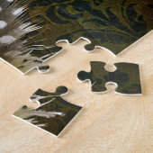 カーニバルマスク – グリーンダマスクパズル ジグソーパズル (側面)