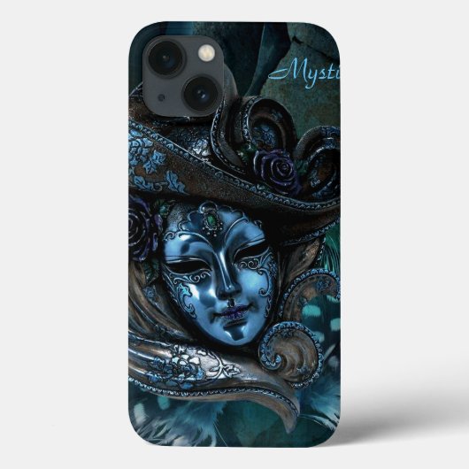 カーニバルマスク – ブルーダマスクiPadケース Case-Mate iPhoneケース (裏面)