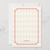 カーニバルマスク#10 ご招待 招待状 (裏面)