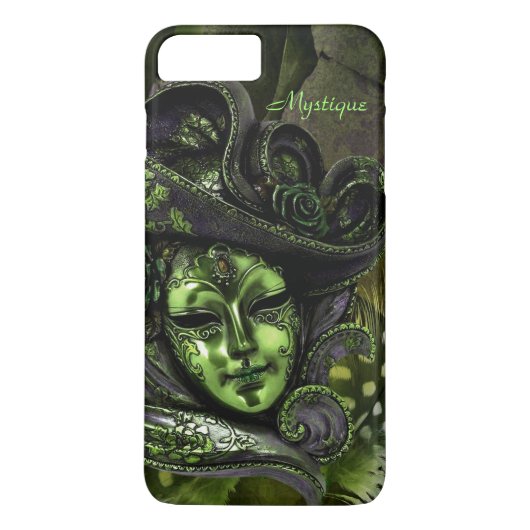 カーニバルマスク – Peridot Damask iPhone 7 plus Case Case-Mate iPhoneケース (裏面)
