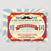 カーニバルムスタヒベビーシャワー招待状 招待状 (正面/裏面)