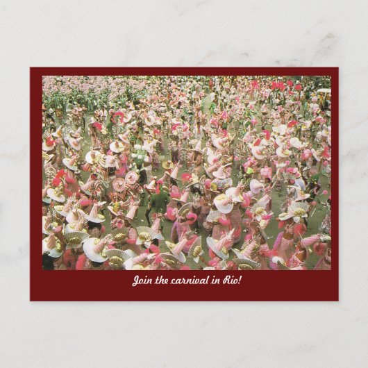 カーニバルリオデジャネイロ（ブラジル） ポストカード (正面)
