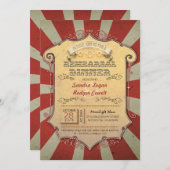 カーニバルリハーサルディナー招待状 招待状 (正面/裏面)