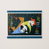 カーニバルヴィンテージキューバ旅行アート ジグソーパズル (横)