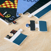 カーニバルヴィンテージキューバ旅行アート ジグソーパズル (側面)