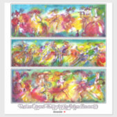 カーニバルヴェネツィアマルディグラスマスカレードダンスミュージック シール (シート)