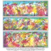 カーニバルヴェネツィアマルディグラスマスカレードダンスミュージック シール (正面)