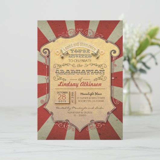 カーニバル卒業 招待状 (スタンド正面)