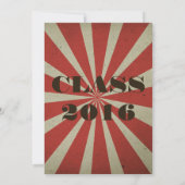 カーニバル卒業 招待状 (裏面)