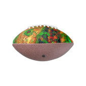 カーニバル又はマスク絵を描パーティー，緑とオレンジ アメリカンフットボール (回転270)