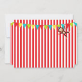 カーニバル回路バースデーパーティ招待状 招待状 (裏面)