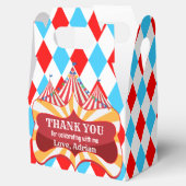 カーニバル回路パーティーパーソナライズされた名 フェイバーボックス (オープン)