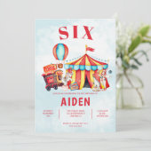 カーニバル回路フェスティバル6番目誕生日 招待状 (スタンド正面)