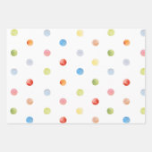 カーニバル回路子供の誕生日 ラッピングペーパーシート (正面2)