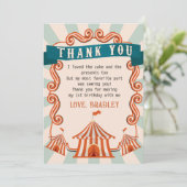 カーニバル回路誕生日サンキューカード サンキューカード (スタンド正面)