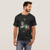 カーニバル回転木馬ホースデザインTシャツ Tシャツ (正面フル)
