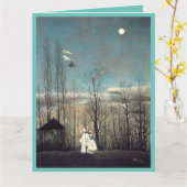 カーニバル夕べバイアンリルーソー カード (黄色い花)