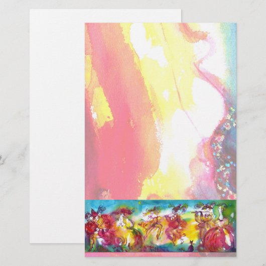 カーニバル夜 便箋 (正面/裏面)