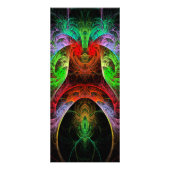 カーニバル抽象芸術アートラックカード ラックカード (裏面)