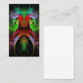 カーニバル抽象芸術アート名刺 名刺 (正面/裏面)