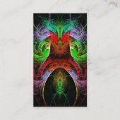 カーニバル抽象芸術アート名刺 名刺 (正面)