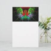 カーニバル抽象芸術アート文房具 便箋 (スタンド正面)