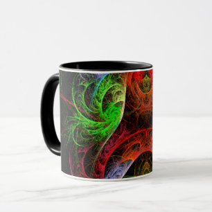 カーニバル抽象芸術コーヒーマグ マグカップ
