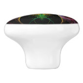 カーニバル抽象芸術芸術 セラミックノブ (側面)