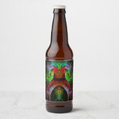 カーニバル抽象芸術芸術 ビールラベル (正面)