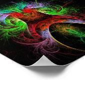 カーニバル抽象芸術芸術 ポスター (角)