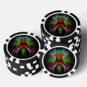 カーニバル抽象芸術芸術 ポーカーチップ (積み重ね)