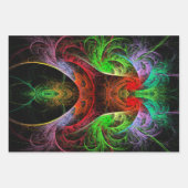 カーニバル抽象芸術芸術 ラッピングペーパーシート (正面2)