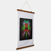 カーニバル抽象芸術芸術 吊り下げ型タペストリー (傾斜あり)