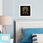 カーニバル抽象芸術芸術 箔ポスター (インサイチュ (寝室))