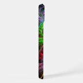 カーニバル抽象芸術芸術 iPhoneケース (右側面)