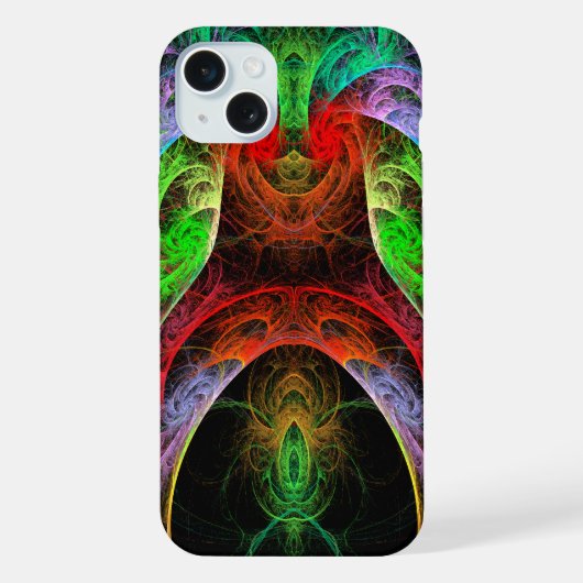 カーニバル抽象芸術芸術 iPhoneケース (裏面)