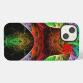 カーニバル抽象芸術芸術 iPhoneケース (裏面横)