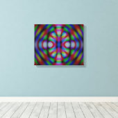 カーニバル抽象芸術 キャンバスプリント (インサイチュ (ウッドフロア))