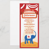 カーニバル招待状 招待状 (正面/裏面)