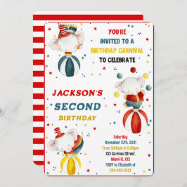 カーニバル招待状 招待状