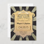 カーニバル日付の保存 案内ポストカード (正面/裏面)