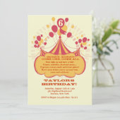 カーニバル時間招待状 招待状 (スタンド正面)