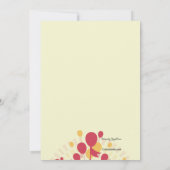 カーニバル時間招待状 招待状 (裏面)