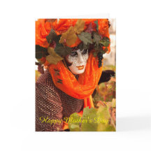 カーニバル母の日折りグリーティングカード