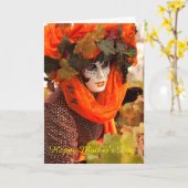 カーニバル母の日折りグリーティングカード カード (黄色い花)